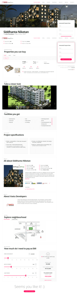 Magicbricks page created by Appson Technologies